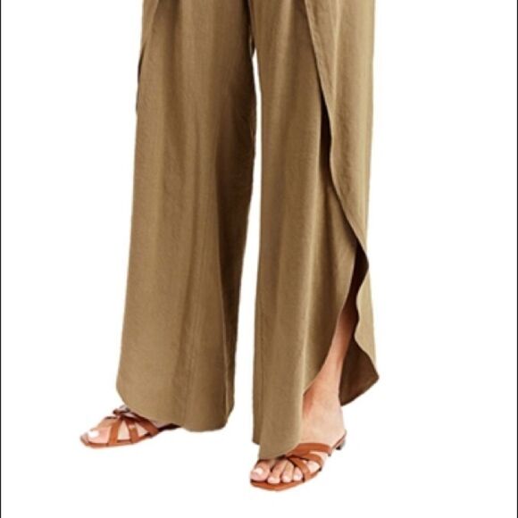 Olive Drew Whitney flowy trouser pant - Picture 2 of 8
